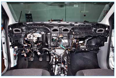 Ford Focus II. Снятие панели приборов