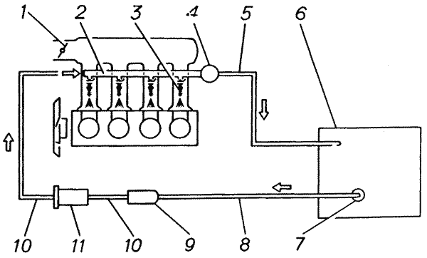Система питания двигателя ЗМЗ – 409.10