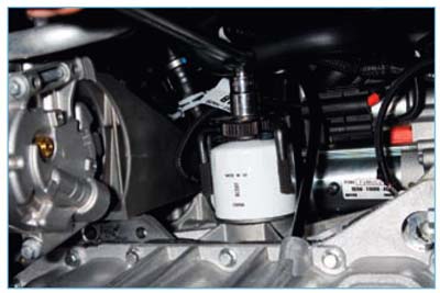 ord Focus II. Проверка уровня масла в поддоне картера двигателя и его замена.
