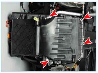 Как снять радиатор печки форд фокус 2 рестайлинг