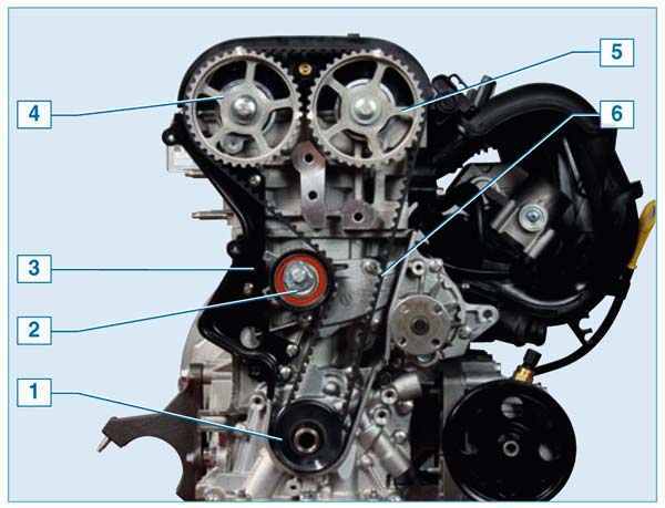 Ford Focus II. Описание конструкции двигателей 1,4 Duratec и 1,6 Duratec