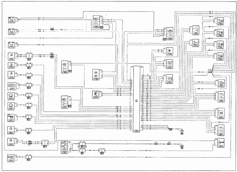Эксплуатация, обслуживание и ремонт автомобилей Renault Kangoo (Рено Канго) (с двигателем 1.2i D4F и D7F, 1.4i K7J и E7J, 1.6i K4M и K7M, 1.5 DCI K9K, 1.9F8Q, 1.9 TDI F9Q). Принципиальные электрические схемы соединений систем впрыска топлива (мод.2001г)