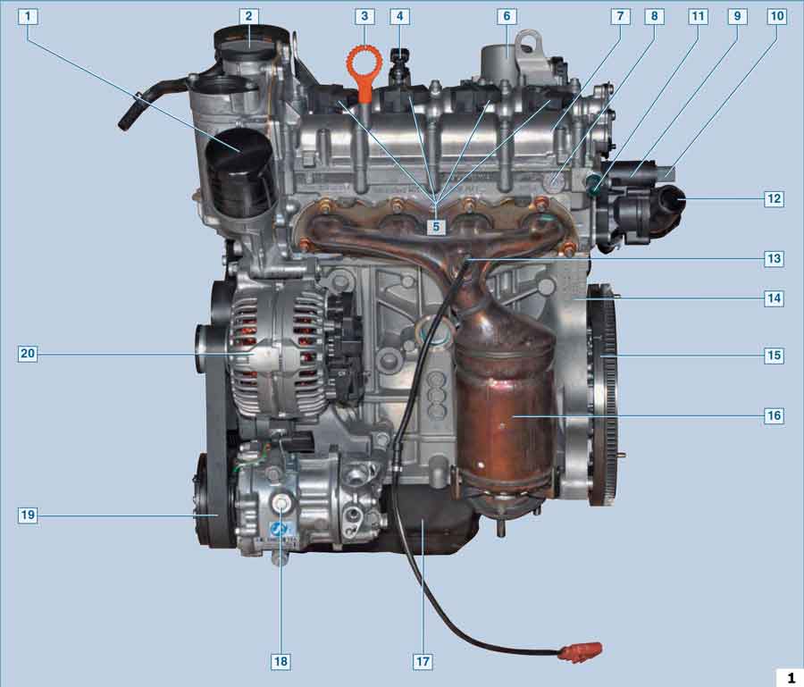 Двигатель Volkswagen Polo седан 1.6 устройство, ГРМ, технические характеристики |